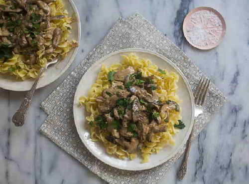 Mushroom Stroganoff