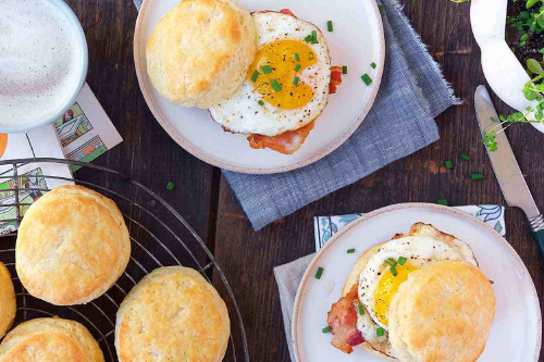 Buttery Sourdough Sandwich Biscuits