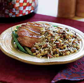 Fregola with Wild Mushrooms, Sherry & Cream