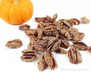 Pumpkin Spice Sugared Pecans