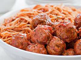 Classic Spaghetti and Meatballs for a Crowd