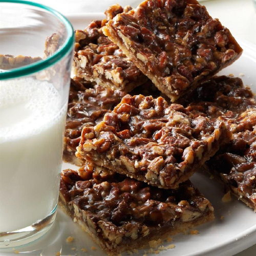 Pecan Shortbread Squares