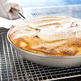 Skillet Chocolate-Orange Soufflé