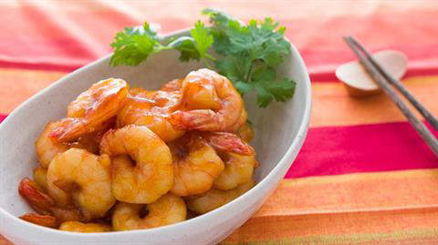 Orange Shrimp - from| PBS Food