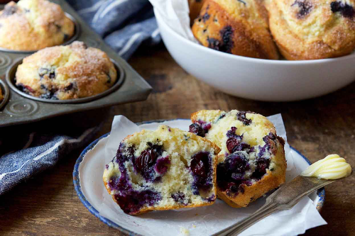 Blueberry Muffins - Marys based on King Arthur