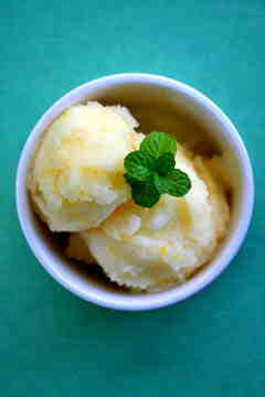 Meyer Lemon Sorbet - Mary's