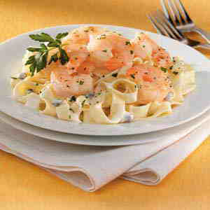 Shrimp Piccata Pasta - Mary's