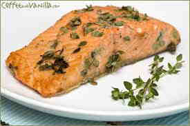 Slow-Baked Salmon with Lemon and Thyme from Bon Appétit May 2011