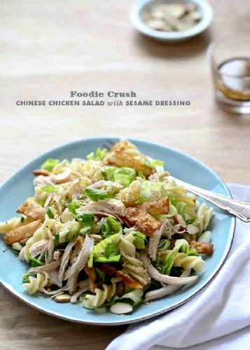 Chinese Chicken Noodle Salad with Sesame Dressing - Mary's based on Foodie