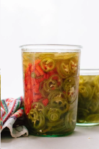 Pickled Peppers Quick from Cookie and Kate