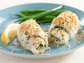 Baked Sole Fillets with Herbs and Bread Crumbs