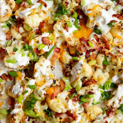 Loaded Roasted Cauliflower