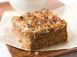 Oatmeal Cake with Broiled Icing