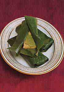 BOMBAY FISH STEAMED IN BANANA LEAVES