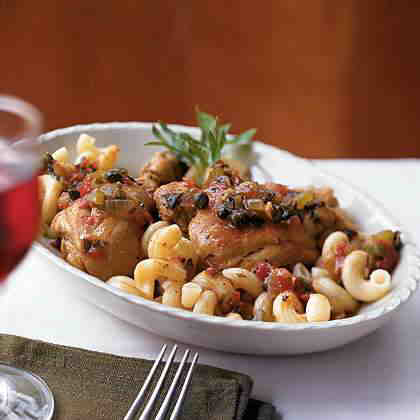 Bistro Chicken Recipe from Cooking Light