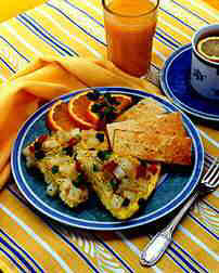 Potato and Egg Scramble