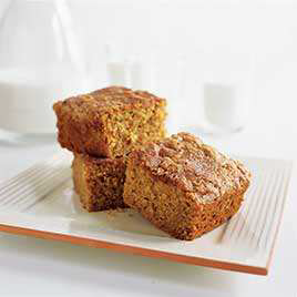 Applesauce Snack Cake with Oat-Nut Streusel