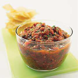 Sweet and Smoky Grilled Tomato Salsa Gas Grill