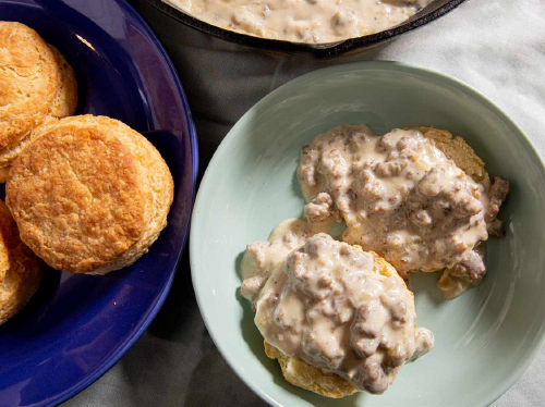 Biscuits and Gravy from Serious Eats