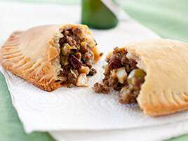 Beef Empanadas with Spicy Chorizo Filling