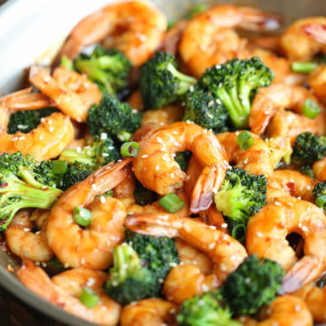Shrimp and Broccoli Stir Fry from Damn Delicious