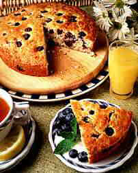 Blueberry Oatmeal Breakfast Cake