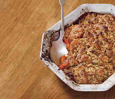 Yams with Blis Maple Syrup and Maple-Sugar Streusel