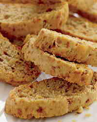 Aged Gouda Biscotti with Walnuts