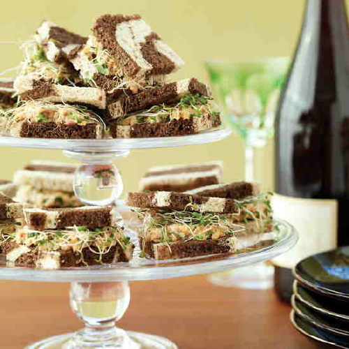 Deviled Ham Salad Tea Sandwiches