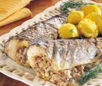 BAKED STUFFED BROOK TROUT