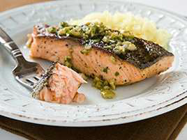 Gas-Grilled Salmon Fillets