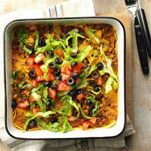Taco Salad Casserole Recipe | Taste of Home