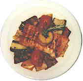 My Grilled Salmon With Tomato Basil Sauce