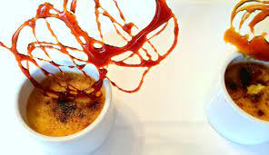 Creme Brulee with Caramel Topping