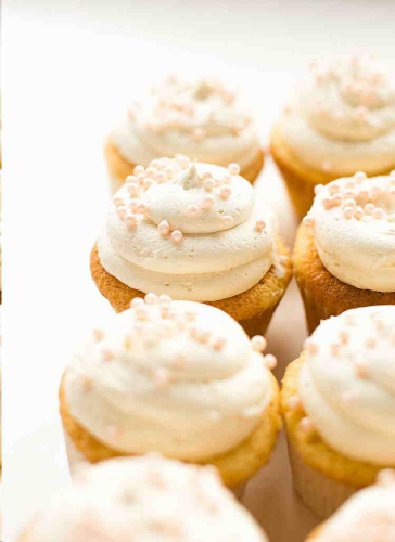 Vanilla Cake- Fluffy and Rich from Truffles and Trends (Great!)