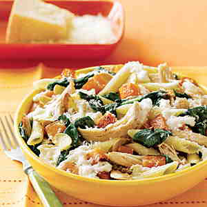 Penne with Squash and Chicken