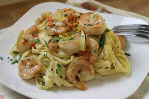 Lemon-Shrimp Pasta