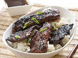 Gas-Grilled Beef Teriyaki