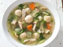 Italian Chicken Soup with Parmesan Dumplings