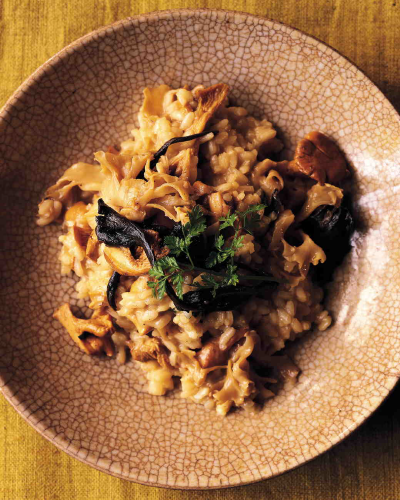 Risotto with Three Mushrooms from Martha Stewart
