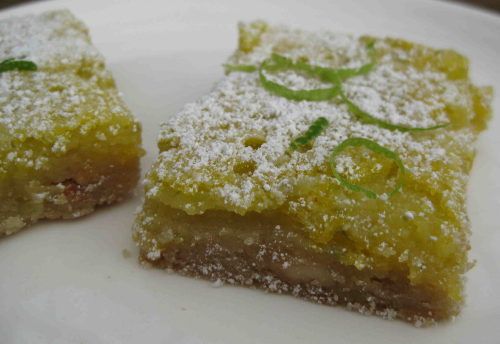 Lime Almond Squares