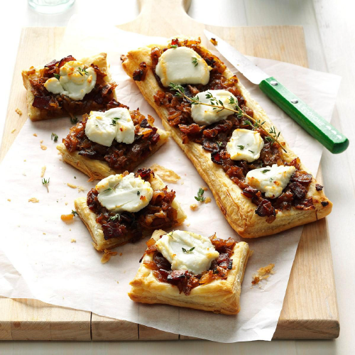 Goat Cheese & Onion Pastries