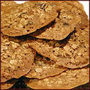 Oatmeal Cookies Thin & Crispy