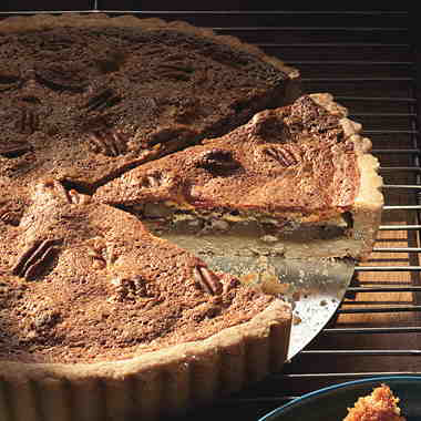 Butterscotch Pecan Tart with Scotch-Spiked Whipped CreamBon Appétit  | January 2010