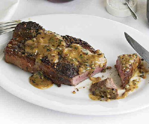 Classic Steak au Poivre from Fine Cooking
