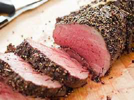 Pepper-Crusted Beef Tenderloin Roast