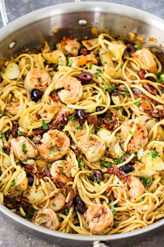 Pasta with Shrimp & Vegetables
