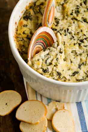 Hot Spinach-Artichoke Dip from Paula Deen