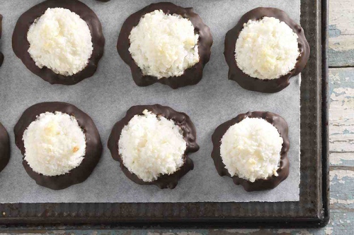 Macaroons - Chocolate Dipped from King Arthur
