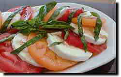 Buffalo Mozzarella, Tomato & Basil Caprese